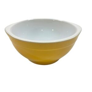 Made In France Yellow White Mixing Cereal Bowl rise noodles